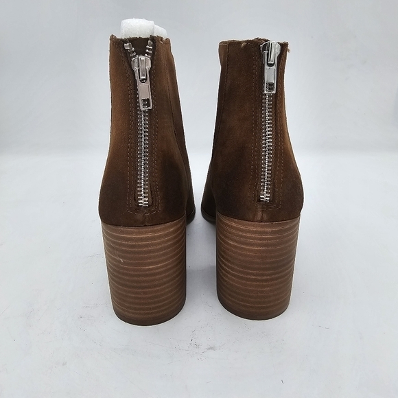 NIB Aqua Women's Tan/ Brown Suede Leather Pointed Toe Dante Booties Size 9.5 - Picture 10 of 15